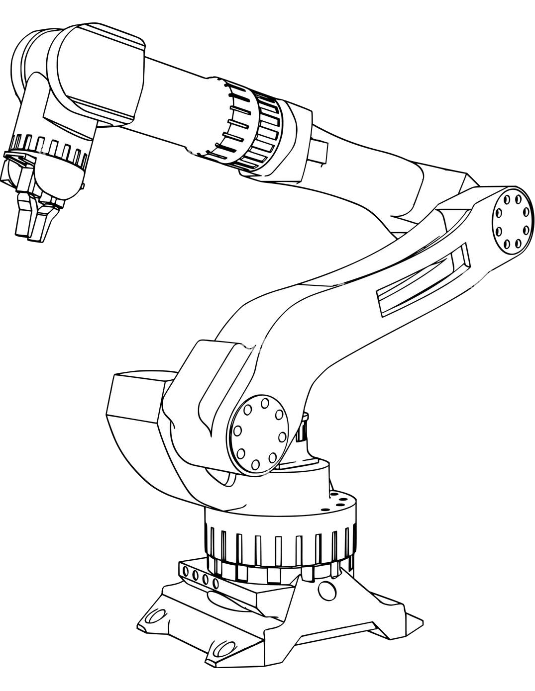 6 Axis Industrial Arm